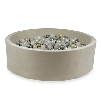 Ballenbak XXXL 130x40cm Soft Velvet "Beige" - Mimii