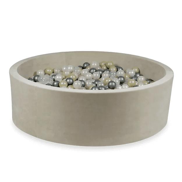 Ballenbak XXXL 130x40cm Soft Velvet "Beige" - Mimii