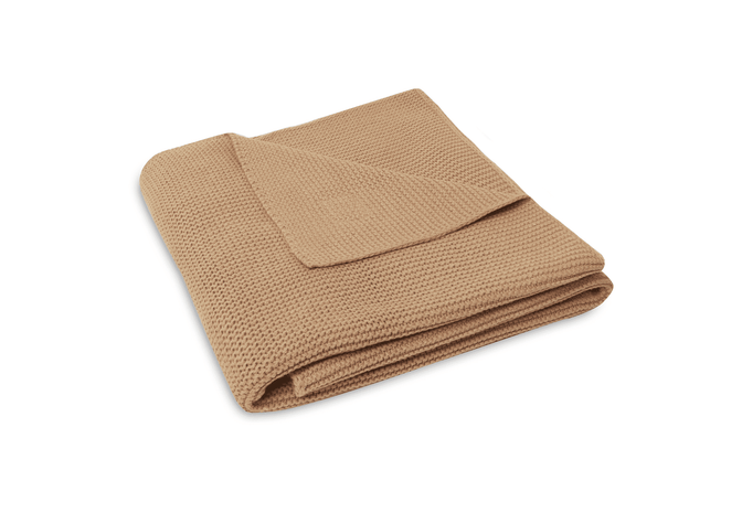 Deken Wieg Basic Knit Biscuit