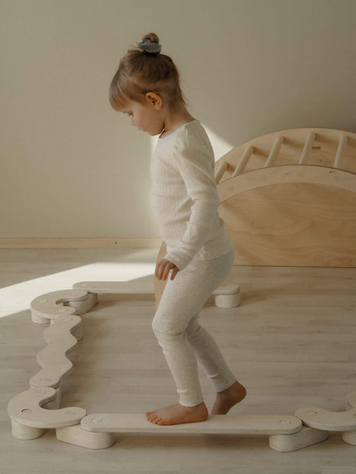 Houten Evenwichtsbalk POLKU Berken Medium - Fitwood