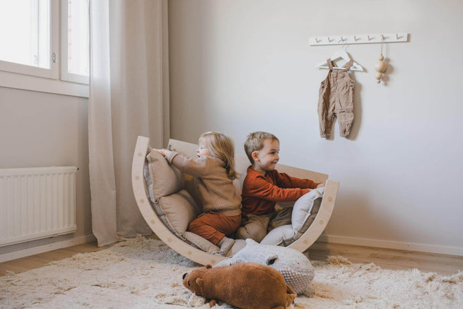Houten Klimboog LUOTO Wit - Fitwood