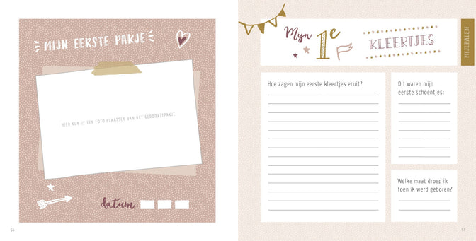 Mein erstes Jahrbuch - Rosa - Universe Kollektion