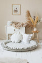 Coussin de jeu en jersey de coton gris - Mimii