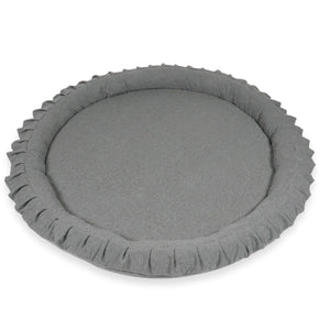 Coussin de jeu en jersey de coton gris - Mimii