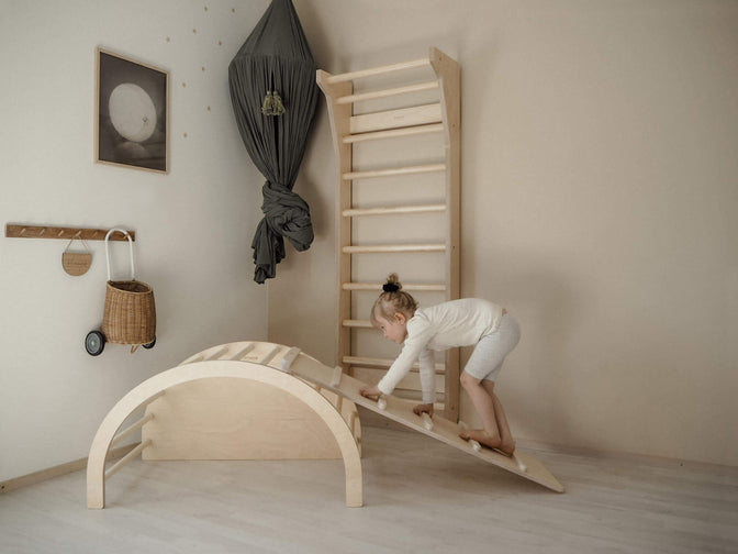 Houten Glijbaan TUOHI berken - Fitwood