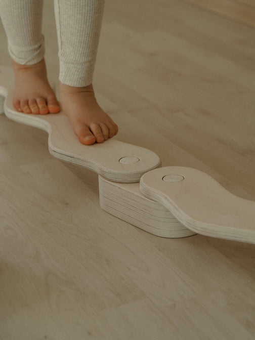 Houten Evenwichtsbalk POLKU Berken Medium - Fitwood