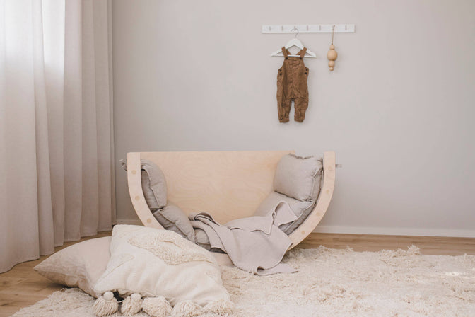 Houten Klimboog LUOTO Wit/Berken - Fitwood
