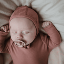 Gerippte Babyhaube Zeder - MUSHIE