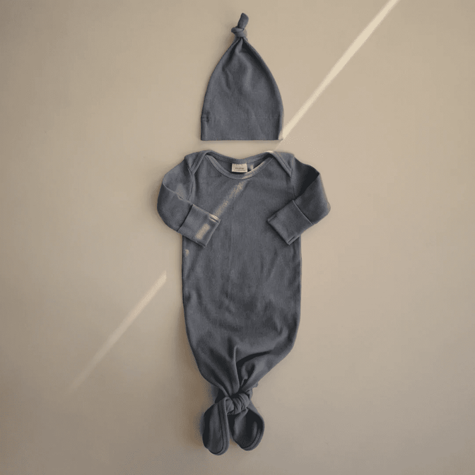 Ribbed Baby Mutsje Tradewinds - MUSHIE