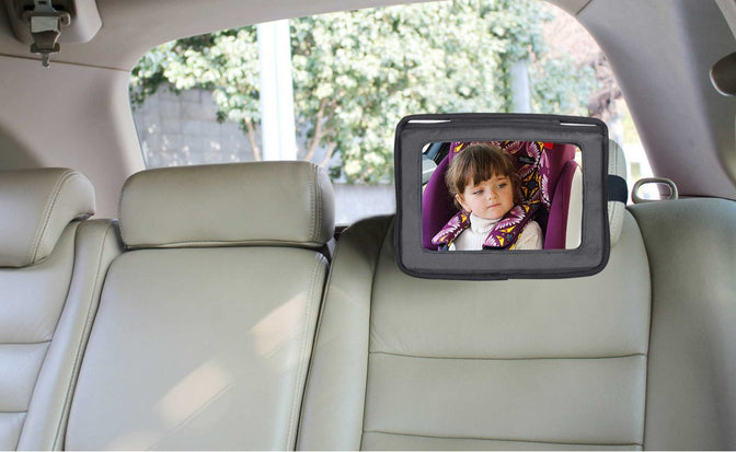 2-In-1 Tablethouder/Autospiegel - BabyDan