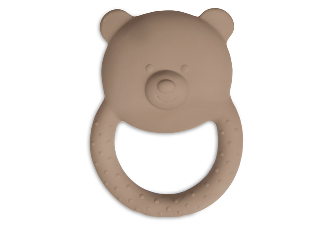 Bijtring Rubber "Teddy Bear Biscuit" - JOLLEIN