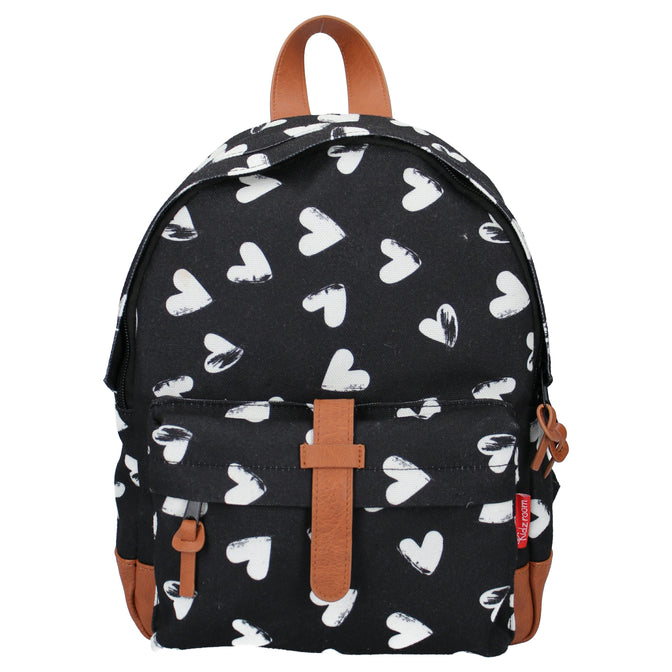 Rugzak "Black & White Black Hearts"