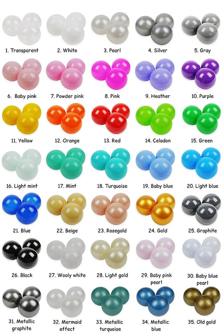 ENSEMBLE DE BALLES (différentes couleurs) - Mimii