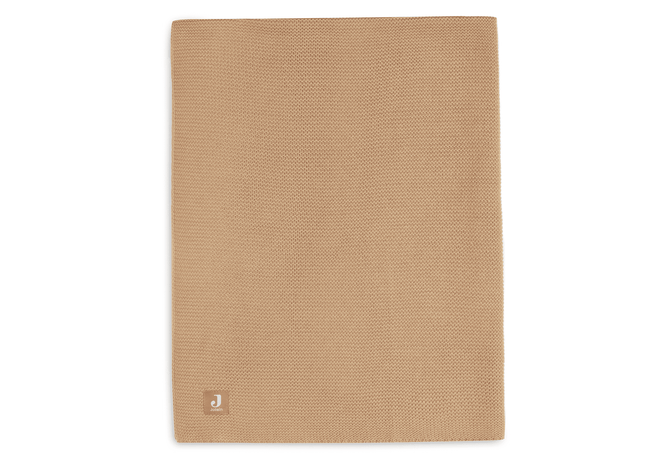 Deken Wieg Basic Knit Biscuit