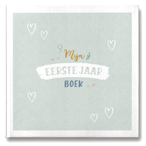 Mijn eerste jaar boek - mint - Universe collectie