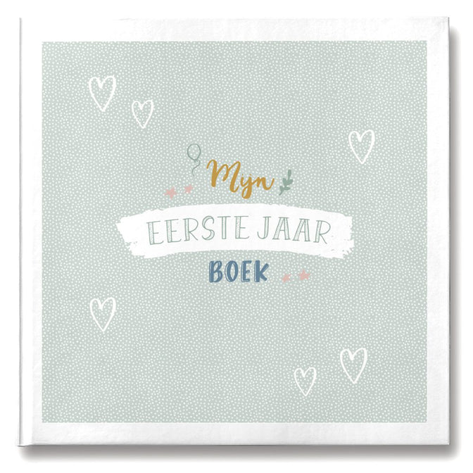 Mijn eerste jaar boek - mint - Universe collectie