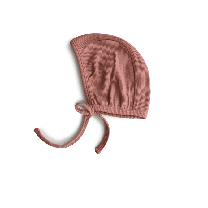 Gerippte Babyhaube Zeder - MUSHIE