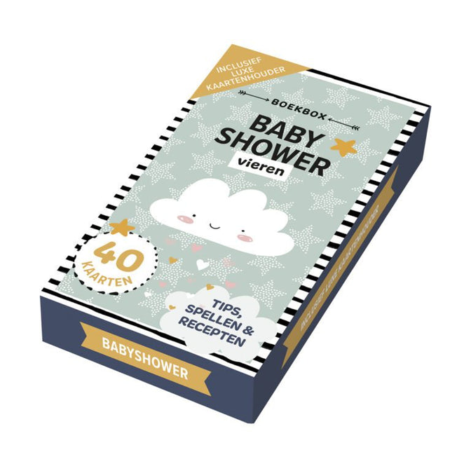 Babyshower vieren "Boekbox"