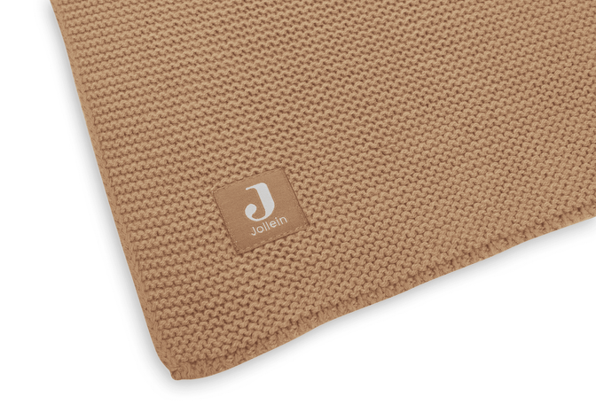 Deken Wieg Basic Knit Biscuit