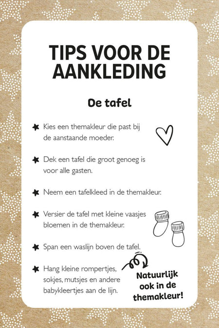 Babyshower vieren "Boekbox"