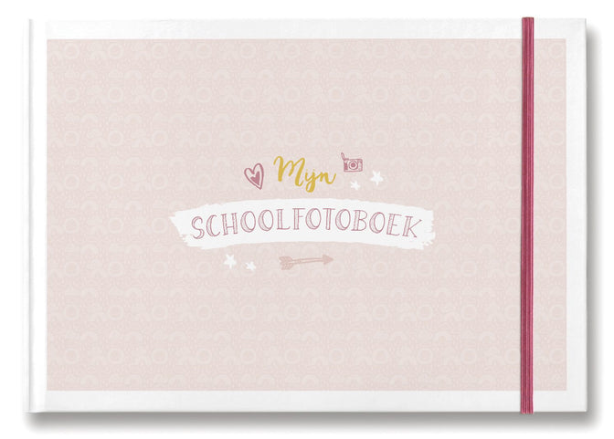 Mijn schoolfotoboek - roze - Universe collectie - Maan Amsterdam