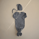 Geknoopte baby slaapzak/romper ribbed Tradewinds