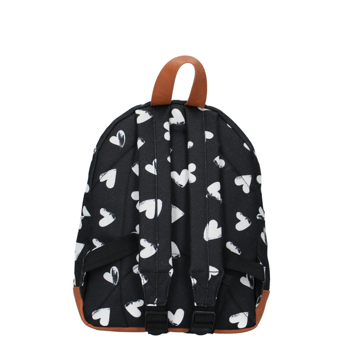 Rugzak "Black & White Black Hearts"