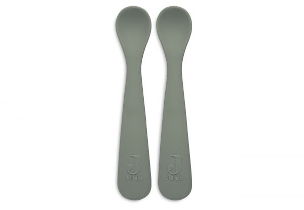 Siliconen Lepeltje "Ash Green" - JOLLEIN