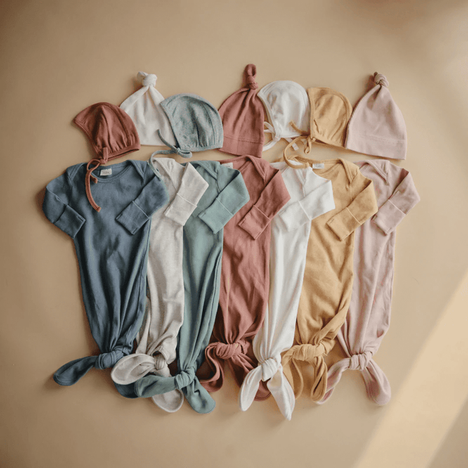 Ribbed Baby Mutsje Tradewinds - MUSHIE
