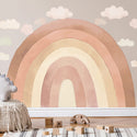 Muurstickers Regenboog beige - Pastelowe Love