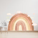 Muurstickers Regenboog beige - Pastelowe Love