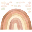 Muurstickers Regenboog beige - Pastelowe Love
