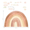 Muurstickers Regenboog beige - Pastelowe Love