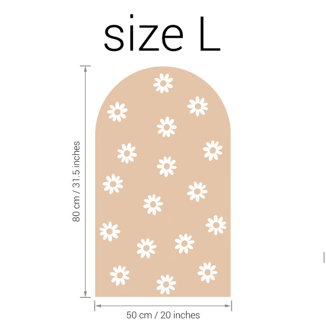 Arch Sticker Madeliefjes L - XL - XXL