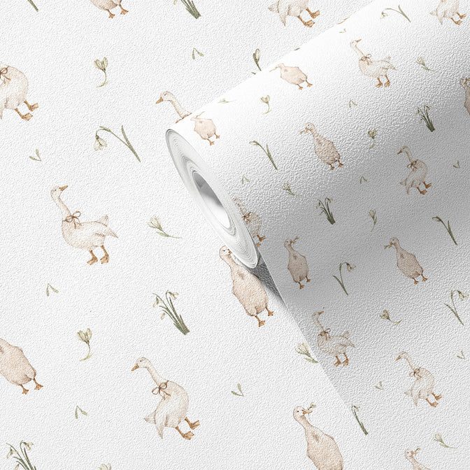 Kleine Gansjes Behang