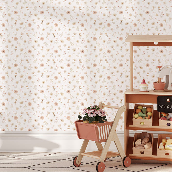 Bloemen Meadows Mini Behang