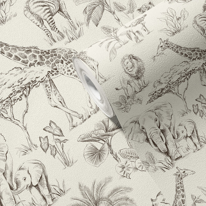 Safari Cream Behang
