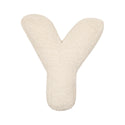 Teddy letter kussen wit Y - Betty's Home