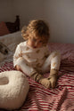 Teddy letter kussen wit I