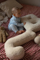 Teddy letter kussen wit J - Betty's Home