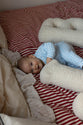 Teddy letter kussen wit L