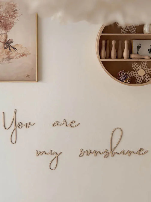 You are my sunshine houten muurdecoratie