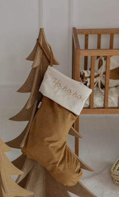 Gold gift bag with name