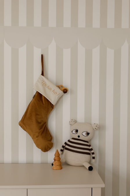 Gold gift bag with name