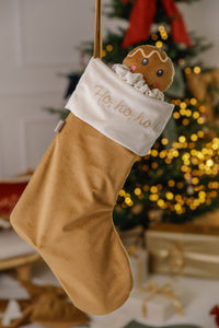 Gold gift bag with name